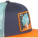 flad-trucker-kasket-marinebla-og-orange-son-goku-super-saiyan-blue-sa2-dragon-ball-fra-capslab