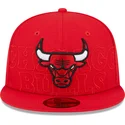 kasketter-flad-rod-tilpasset-59fifty-draft-edition-2023-fra-chicago-bulls-nba-af-new-era