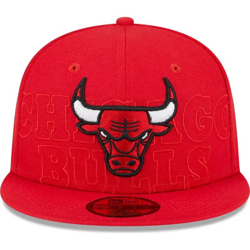 kasketter-flad-rod-tilpasset-59fifty-draft-edition-2023-fra-chicago-bulls-nba-af-new-era