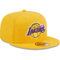 kasketter-flad-gul-snapback-9fifty-draft-edition-2023-fra-los-angeles-lakers-nba-af-new-era