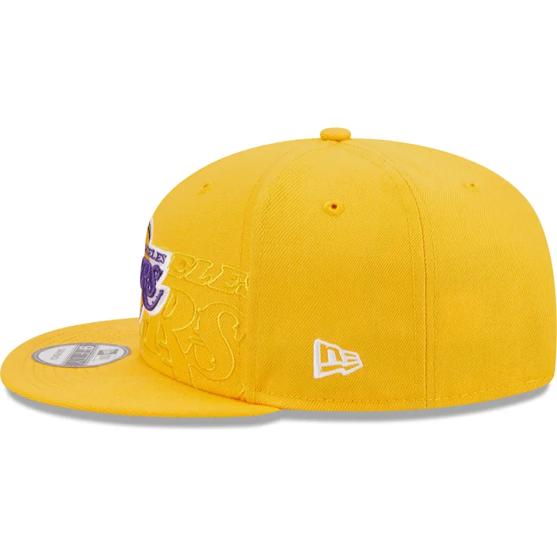 kasketter-flad-gul-snapback-9fifty-draft-edition-2023-fra-los-angeles-lakers-nba-af-new-era