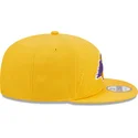 los-angeles-lakers-nba-new-era-9fifty-draft-edition-2023-gul-snapback-fladskygget-kasket