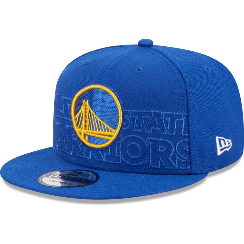 kasketter-flad-bla-snapback-9fifty-draft-edition-2023-fra-golden-state-warriors-nba-af-new-era