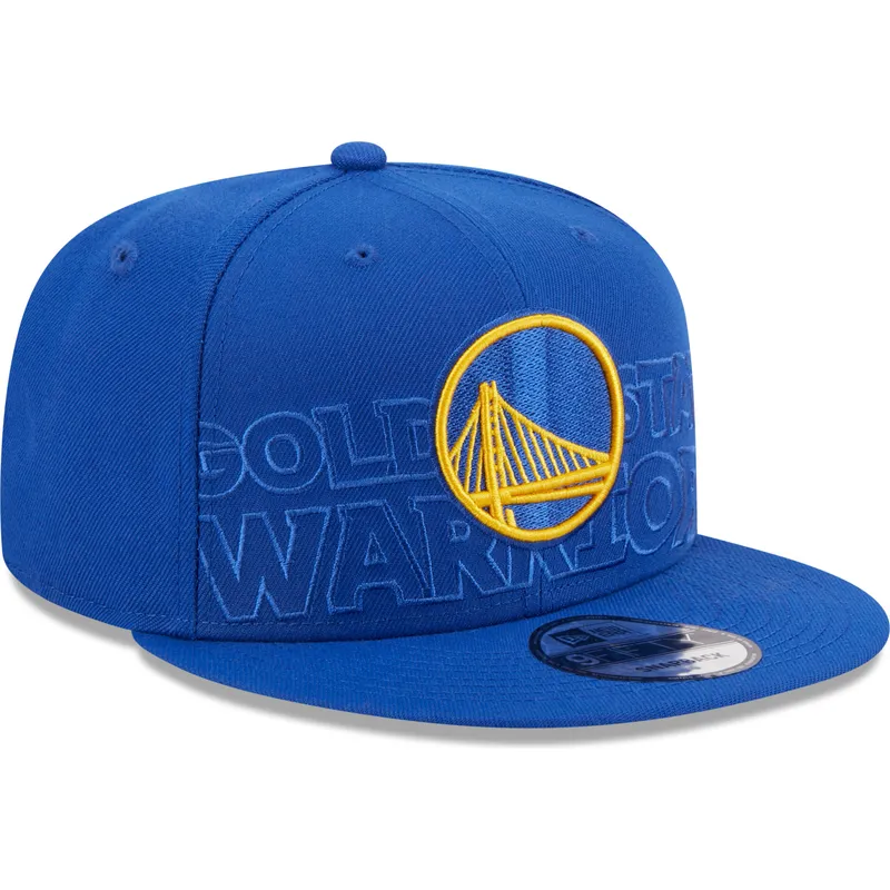 kasketter-flad-bla-snapback-9fifty-draft-edition-2023-fra-golden-state-warriors-nba-af-new-era