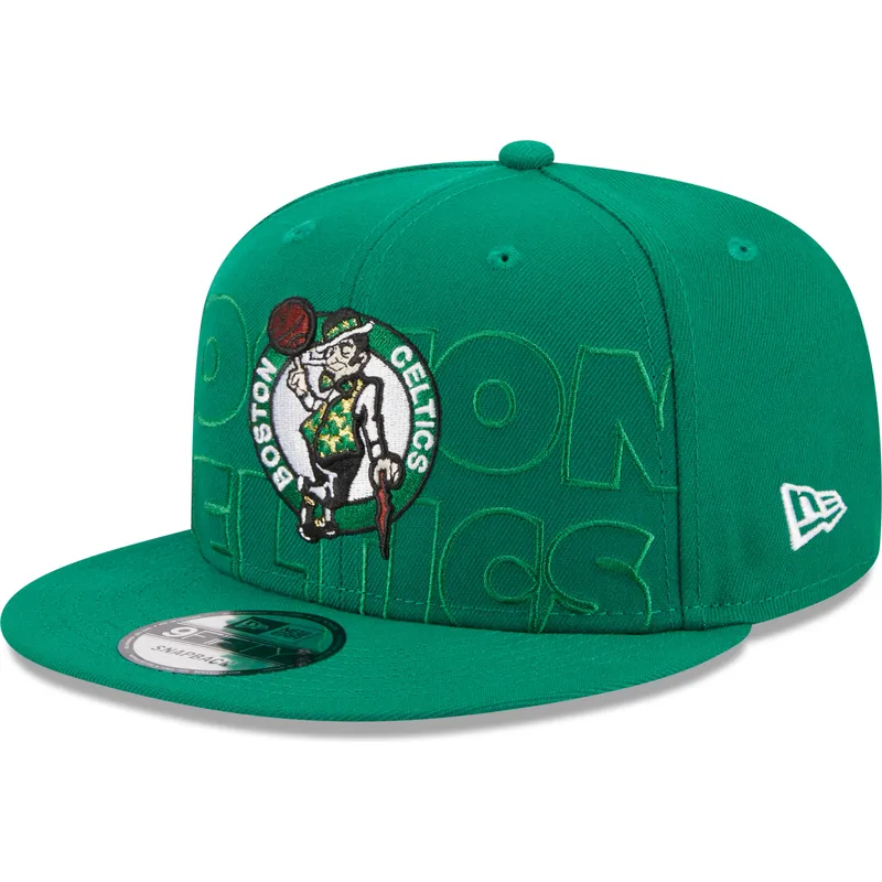 kasketter-flad-gron-snapback-9fifty-draft-edition-2023-fra-boston-celtics-nba-af-new-era