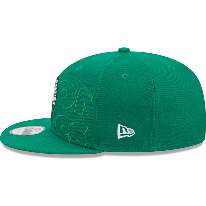 kasketter-flad-gron-snapback-9fifty-draft-edition-2023-fra-boston-celtics-nba-af-new-era