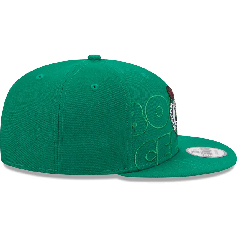 kasketter-flad-gron-snapback-9fifty-draft-edition-2023-fra-boston-celtics-nba-af-new-era