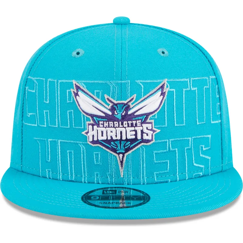 kasketter-flad-bla-snapback-9fifty-draft-edition-2023-fra-charlotte-hornets-nba-af-new-era