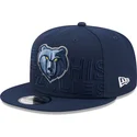 kasketter-flad-marinebla-snapback-9fifty-draft-edition-2023-fra-memphis-grizzlies-nba-af-new-era