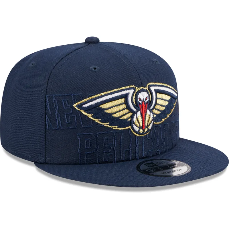 marinebla-flat-snapback-kasket-9fifty-draft-edition-2023-fra-new-orleans-pelicans-nba-fra-new-era