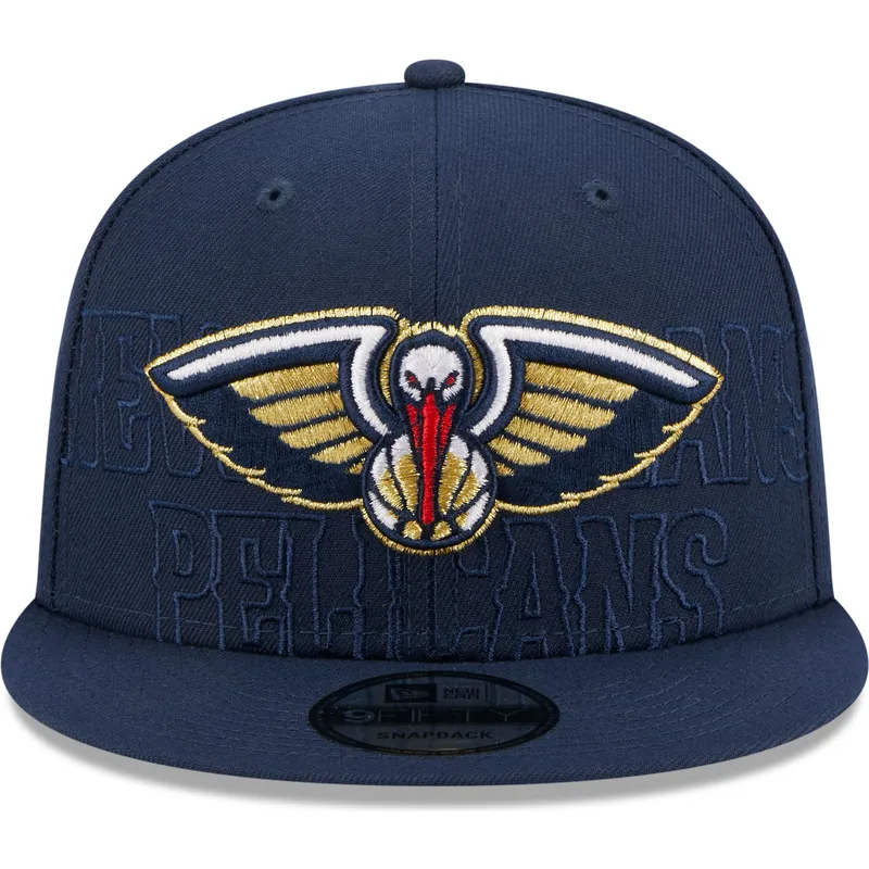 marinebla-flat-snapback-kasket-9fifty-draft-edition-2023-fra-new-orleans-pelicans-nba-fra-new-era