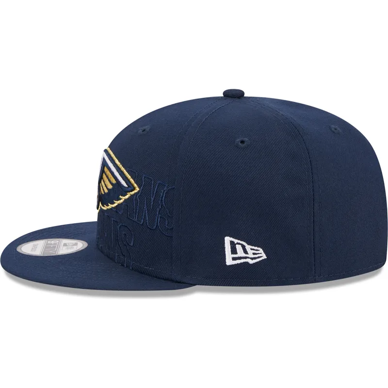marinebla-flat-snapback-kasket-9fifty-draft-edition-2023-fra-new-orleans-pelicans-nba-fra-new-era