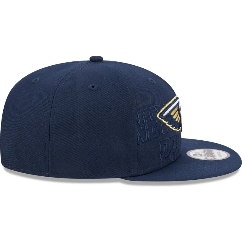 marinebla-flat-snapback-kasket-9fifty-draft-edition-2023-fra-new-orleans-pelicans-nba-fra-new-era