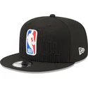 kasketter-flad-sort-snapback-9fifty-draft-edition-2023-fra-nba-af-new-era