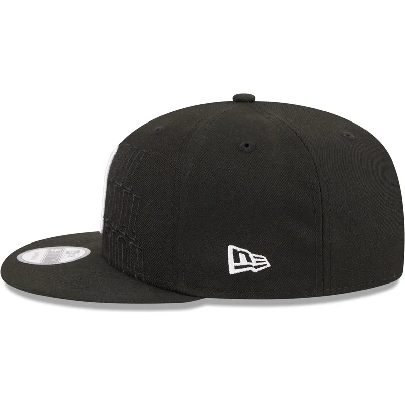 kasketter-flad-sort-snapback-9fifty-draft-edition-2023-fra-nba-af-new-era