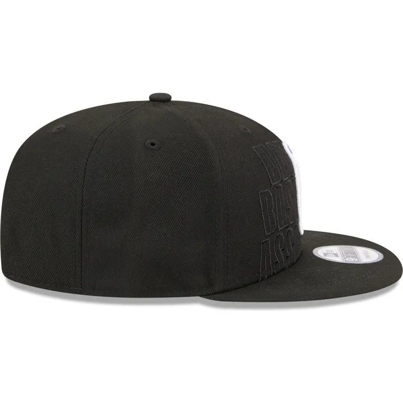 kasketter-flad-sort-snapback-9fifty-draft-edition-2023-fra-nba-af-new-era