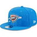 kasketter-flad-bla-snapback-9fifty-draft-edition-2023-fra-oklahoma-city-thunder-nba-af-new-era