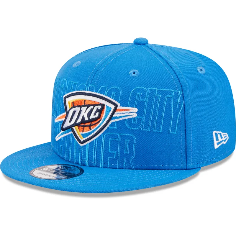kasketter-flad-bla-snapback-9fifty-draft-edition-2023-fra-oklahoma-city-thunder-nba-af-new-era