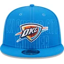 kasketter-flad-bla-snapback-9fifty-draft-edition-2023-fra-oklahoma-city-thunder-nba-af-new-era