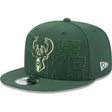 gron-fladskaerms-snapback-9fifty-draft-edition-2023-fra-milwaukee-bucks-nba-fra-new-era