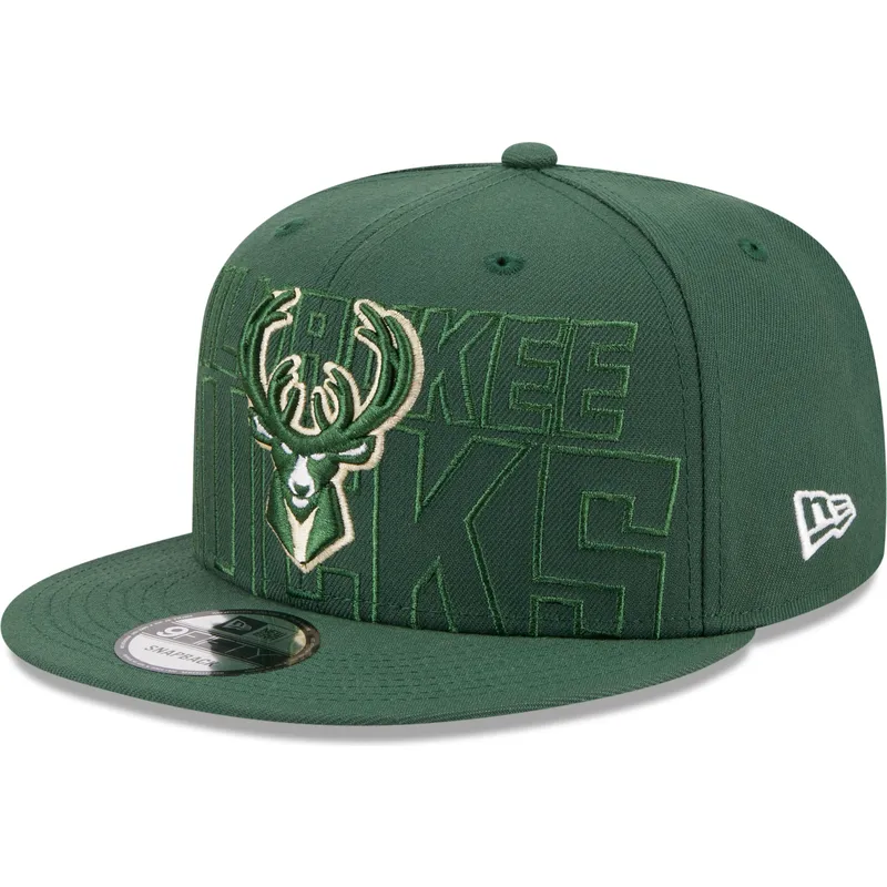kasketter-flad-gron-snapback-9fifty-draft-edition-2023-fra-milwaukee-bucks-nba-af-new-era kasketter-flad-gron-snapback-9fifty-draft-edition-2023-fra-milwaukee-bucks-nba-af-new-era