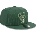 gron-fladskaerms-snapback-9fifty-draft-edition-2023-fra-milwaukee-bucks-nba-fra-new-era