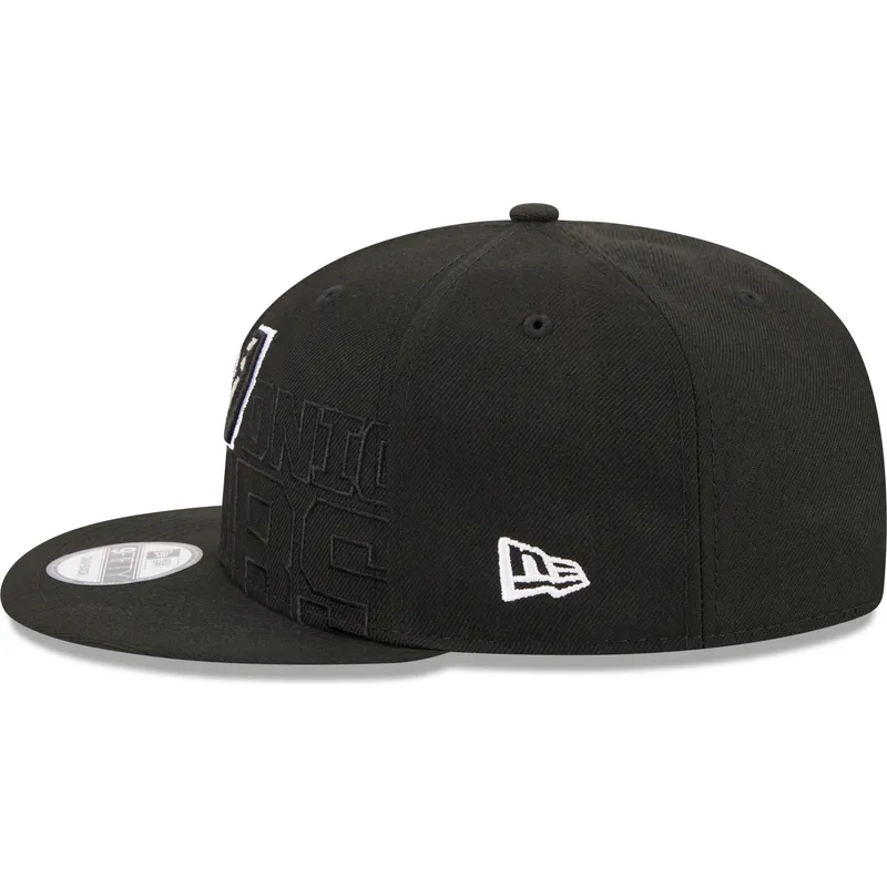 kasketter-flad-sort-snapback-9fifty-draft-edition-2023-fra-san-antonio-spurs-nba-af-new-era