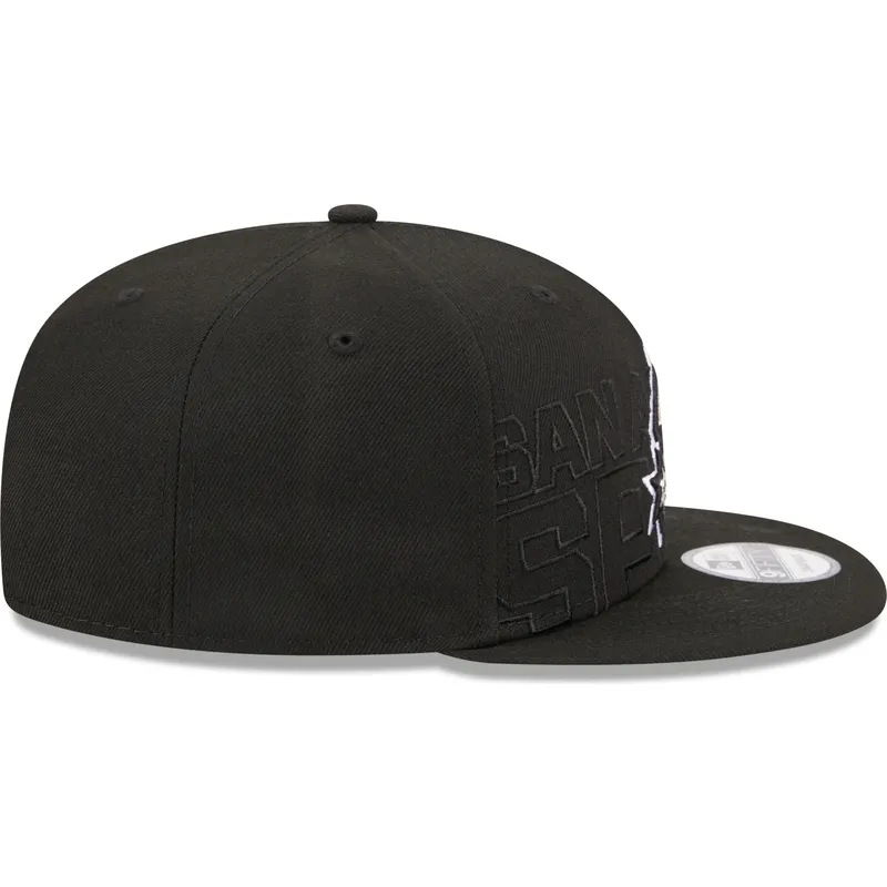 kasketter-flad-sort-snapback-9fifty-draft-edition-2023-fra-san-antonio-spurs-nba-af-new-era