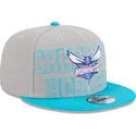 charlotte-hornets-nba-new-era-gra-og-bla-snapback-9fifty-draft-edition-2023-flad-kasket