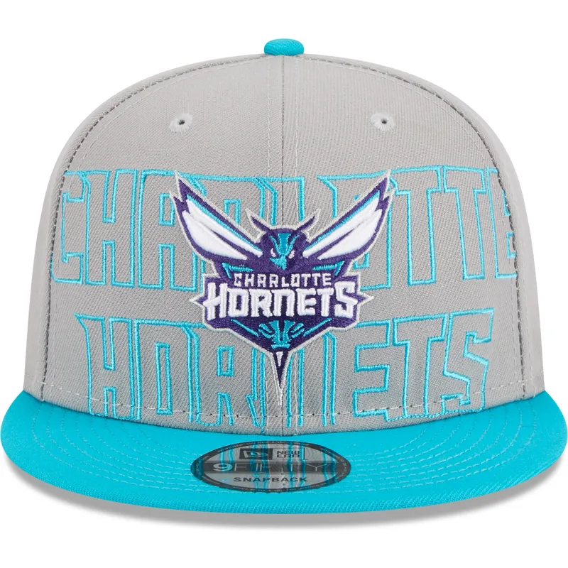 kasketter-flad-gra-snapback-9fifty-draft-edition-2023-fra-charlotte-hornets-nba-af-new-era