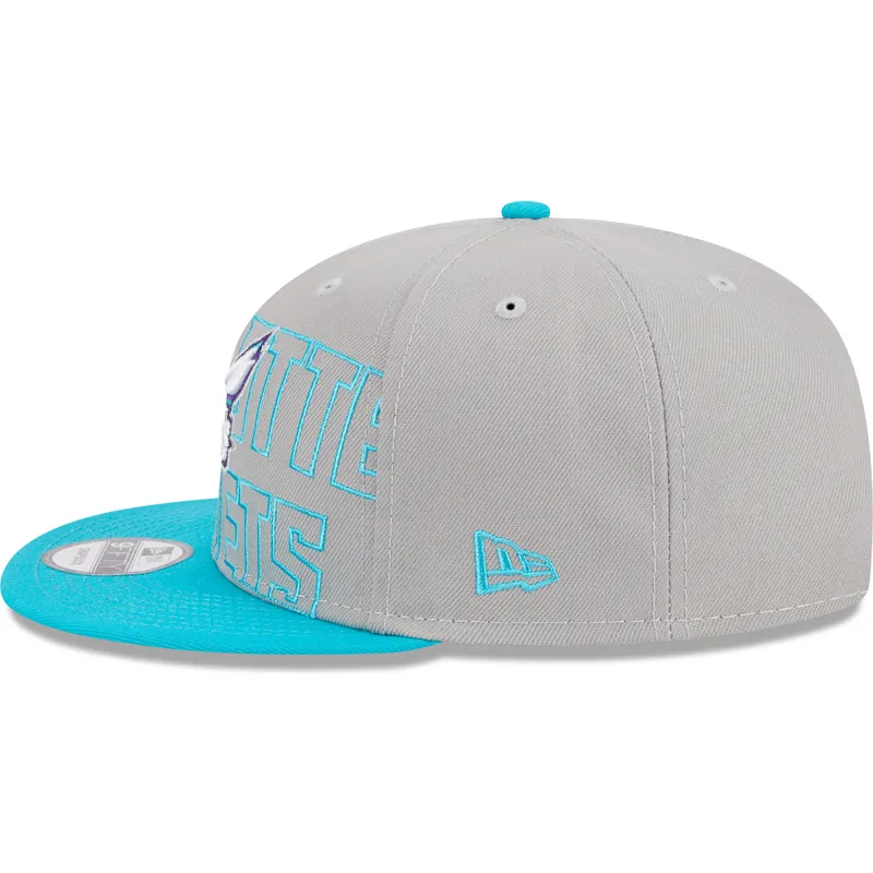 kasketter-flad-gra-snapback-9fifty-draft-edition-2023-fra-charlotte-hornets-nba-af-new-era