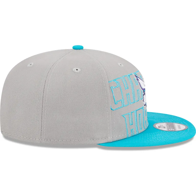 kasketter-flad-gra-snapback-9fifty-draft-edition-2023-fra-charlotte-hornets-nba-af-new-era