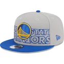 gra-og-bla-snapback-fladskaerm-9fifty-draft-edition-2023-golden-state-warriors-nba-kasket-fra-new-era
