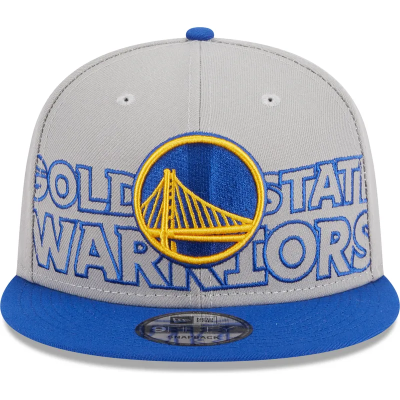 kasketter-flad-gra-snapback-9fifty-draft-edition-2023-fra-golden-state-warriors-nba-af-new-era