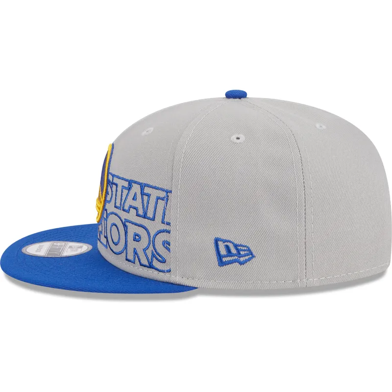 kasketter-flad-gra-snapback-9fifty-draft-edition-2023-fra-golden-state-warriors-nba-af-new-era