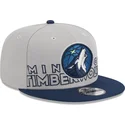 kasketter-flad-gra-snapback-9fifty-draft-edition-2023-fra-minnesota-timberwolves-nba-af-new-era