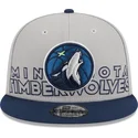 kasketter-flad-gra-snapback-9fifty-draft-edition-2023-fra-minnesota-timberwolves-nba-af-new-era