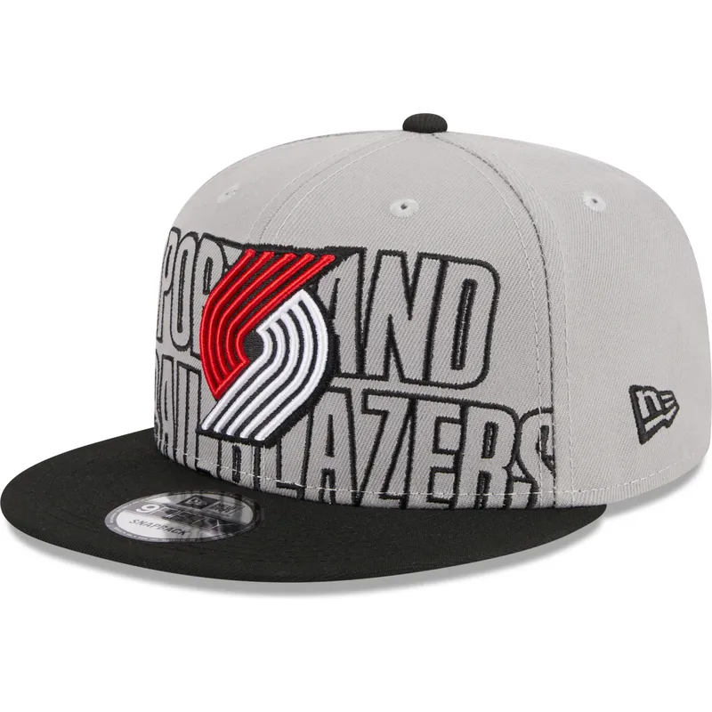 gra-og-sort-flat-cap-snapback-9fifty-draft-edition-2023-fra-portland-trail-blazers-nba-fra-new-era