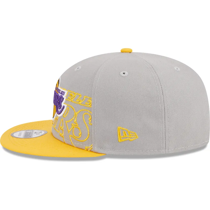 kasketter-flad-gra-snapback-9fifty-draft-edition-2023-fra-los-angeles-lakers-nba-af-new-era