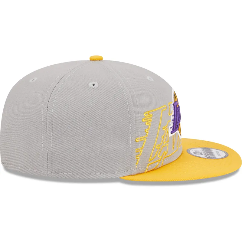 kasketter-flad-gra-snapback-9fifty-draft-edition-2023-fra-los-angeles-lakers-nba-af-new-era