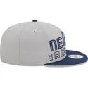 gra-og-marinebla-snapback-fladskygget-kasket-9fifty-draft-edition-2023-fra-memphis-grizzlies-nba-af-new-era
