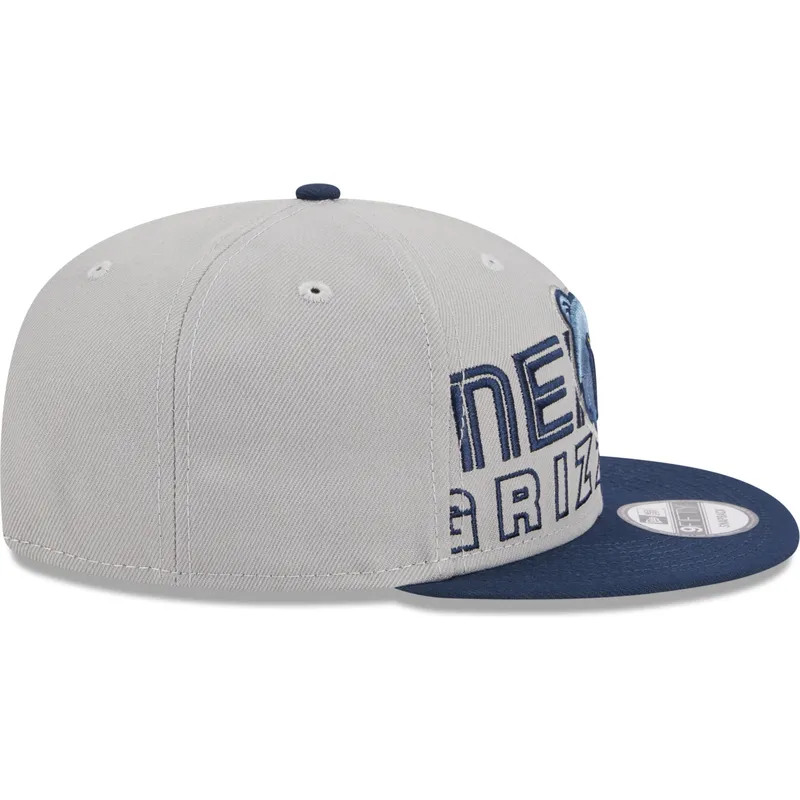 kasketter-flad-gra-snapback-9fifty-draft-edition-2023-fra-memphis-grizzlies-nba-af-new-era