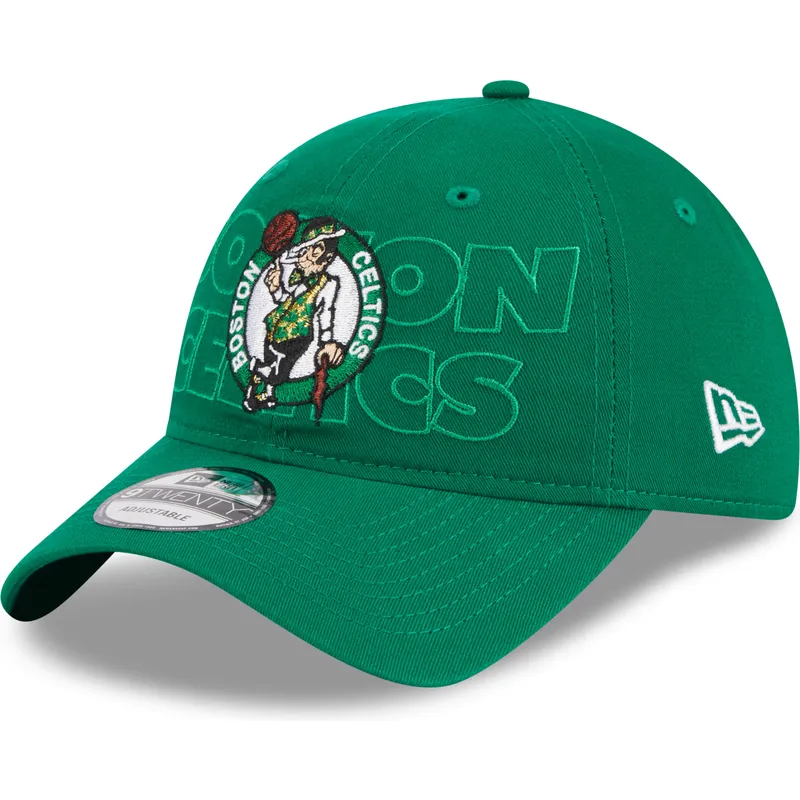 gron-justerbar-kurvet-kasket-9twenty-draft-edition-2023-fra-boston-celtics-nba-fra-new-era