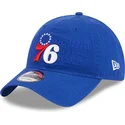 kasketter-buet-bla-justerbar-rem-9twenty-draft-edition-2023-fra-philadelphia-76ers-nba-af-new-era