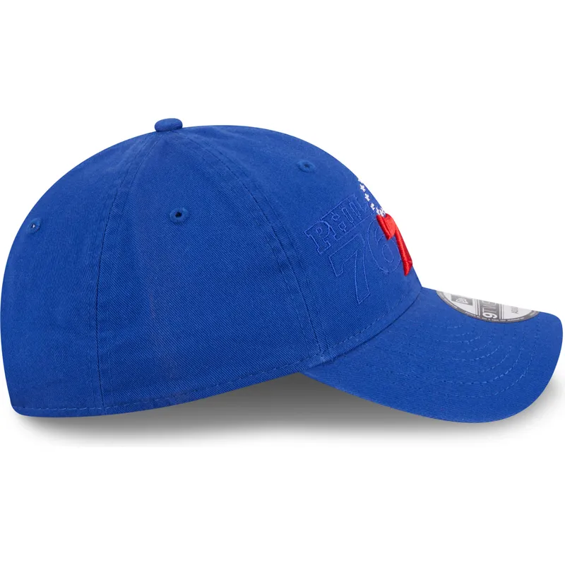 kasketter-buet-bla-justerbar-rem-9twenty-draft-edition-2023-fra-philadelphia-76ers-nba-af-new-era