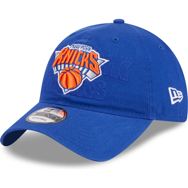 bla-justerbar-kurvet-kasket-9twenty-draft-edition-2023-fra-new-york-knicks-nba-fra-new-era