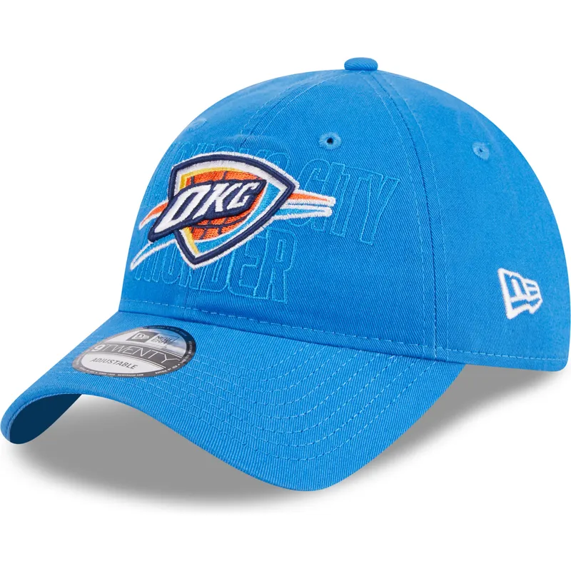 bla-justerbar-kurvet-kasket-9twenty-draft-edition-2023-fra-oklahoma-city-thunder-nba-fra-new-era