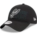 kasketter-buet-sort-justerbar-rem-9twenty-draft-edition-2023-fra-san-antonio-spurs-nba-af-new-era