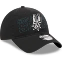 kasketter-buet-sort-justerbar-rem-9twenty-draft-edition-2023-fra-san-antonio-spurs-nba-af-new-era