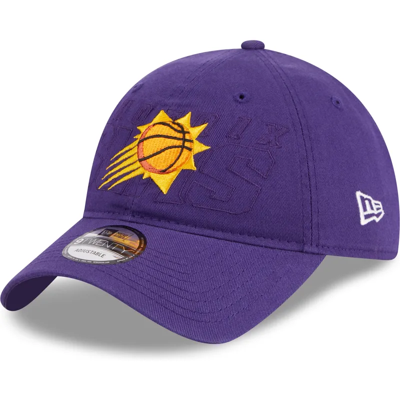 justerbar-violet-kurvet-kasket-9twenty-draft-edition-2023-fra-phoenix-suns-nba-fra-new-era
